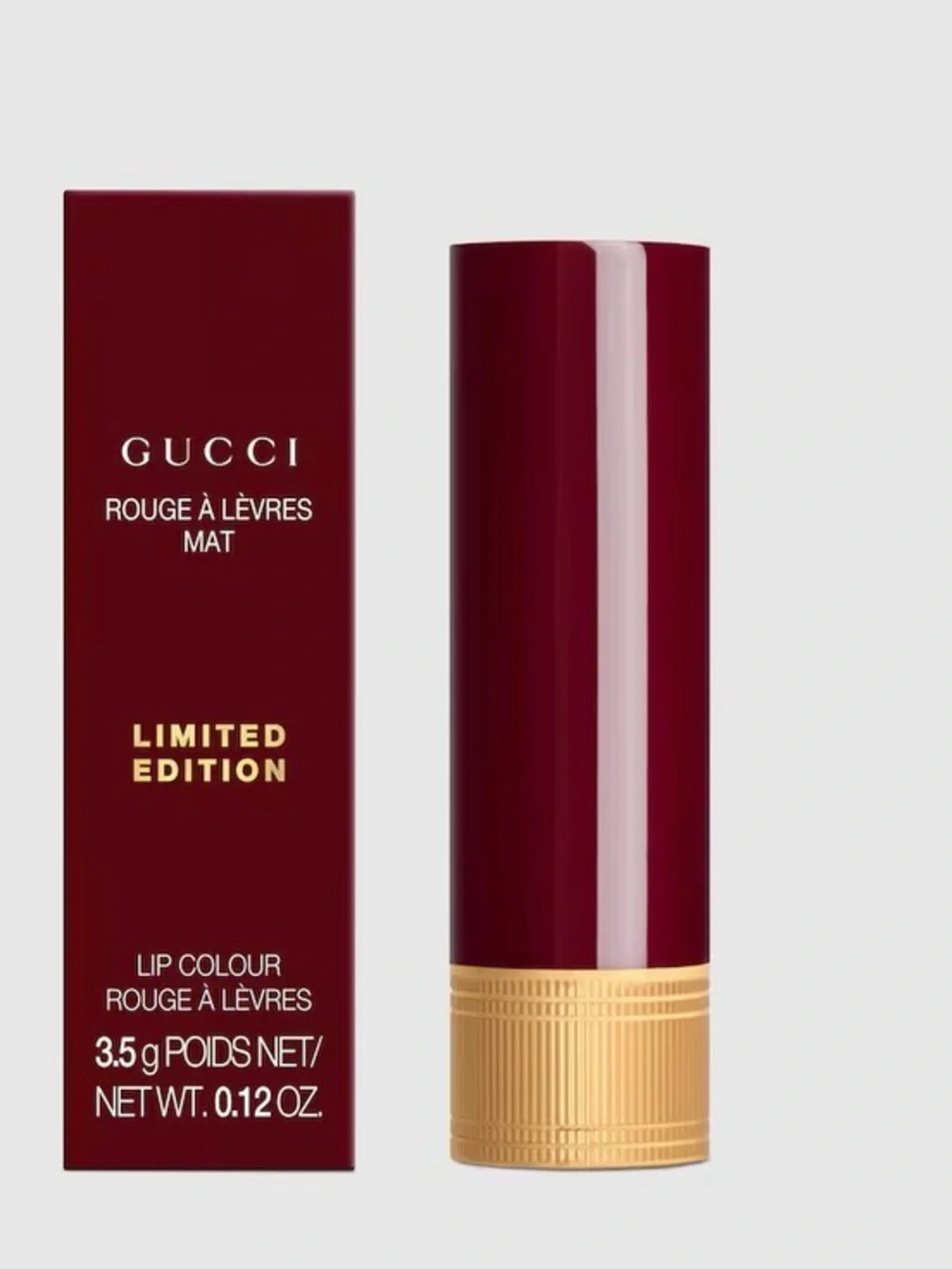 💄💋Gucci Nude Brown Moisture-Rich Lipstick Amanda Dusk